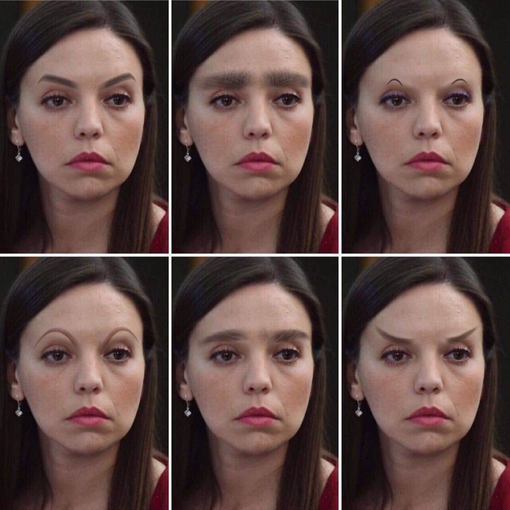 En la escala de cejas de Camila Flores, cómo te sientes hoy? #camilapeluche, image size:1024x1024