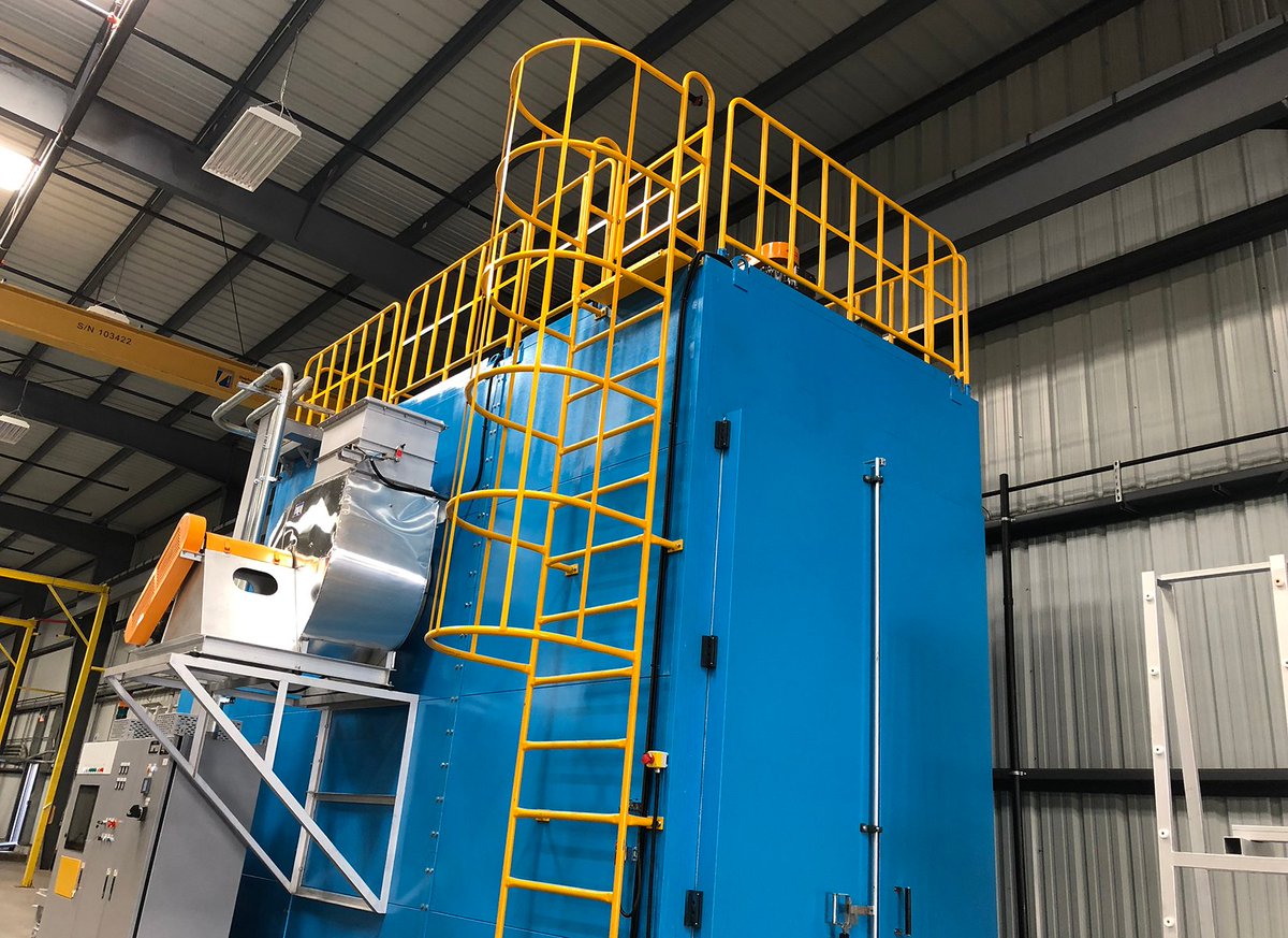 Our brand new HEAT SOAK chamber is now up and running at our South Gate facility, and can handle sizes up to 108" x 190"! #heatsoak #glassfabrication #architecturalglass