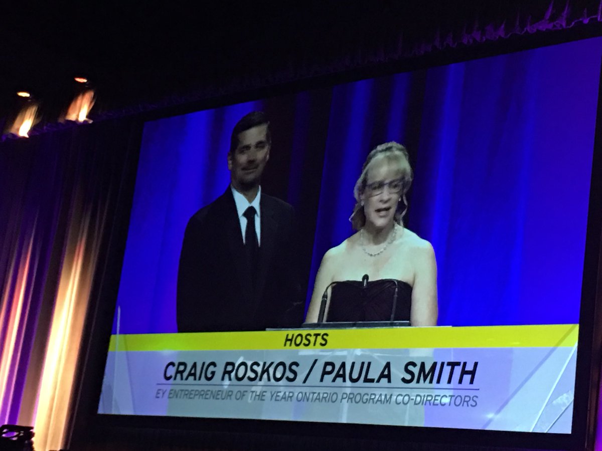 #eoyontario Kicking Off Ontario EOY Gala!  Congratulations to all finalists!!!!!