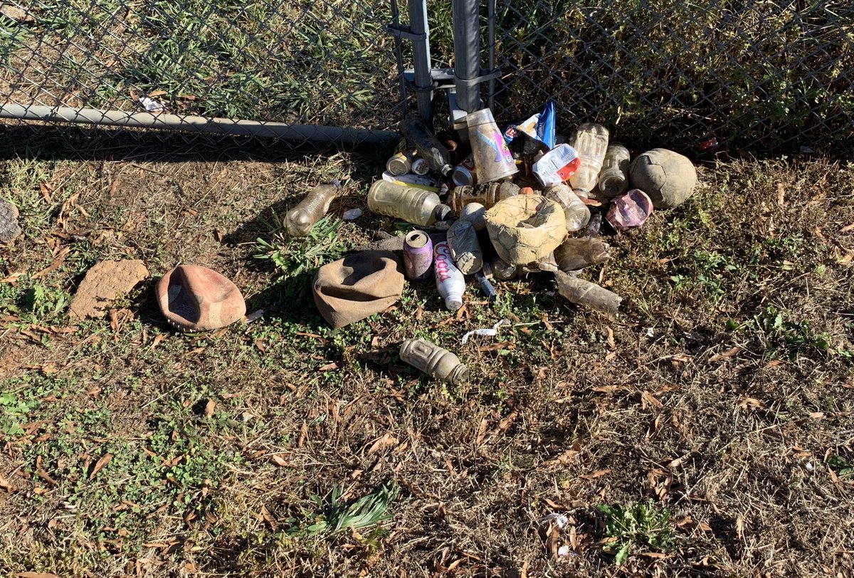 salamanderwhspr's tweet image. Here is a picture of trash my students pulled out of the pond during our Bioblitz event. I’m so proud of our students. They demonstrate how explorers take responsibility for our planet everyday! #explorersmindset