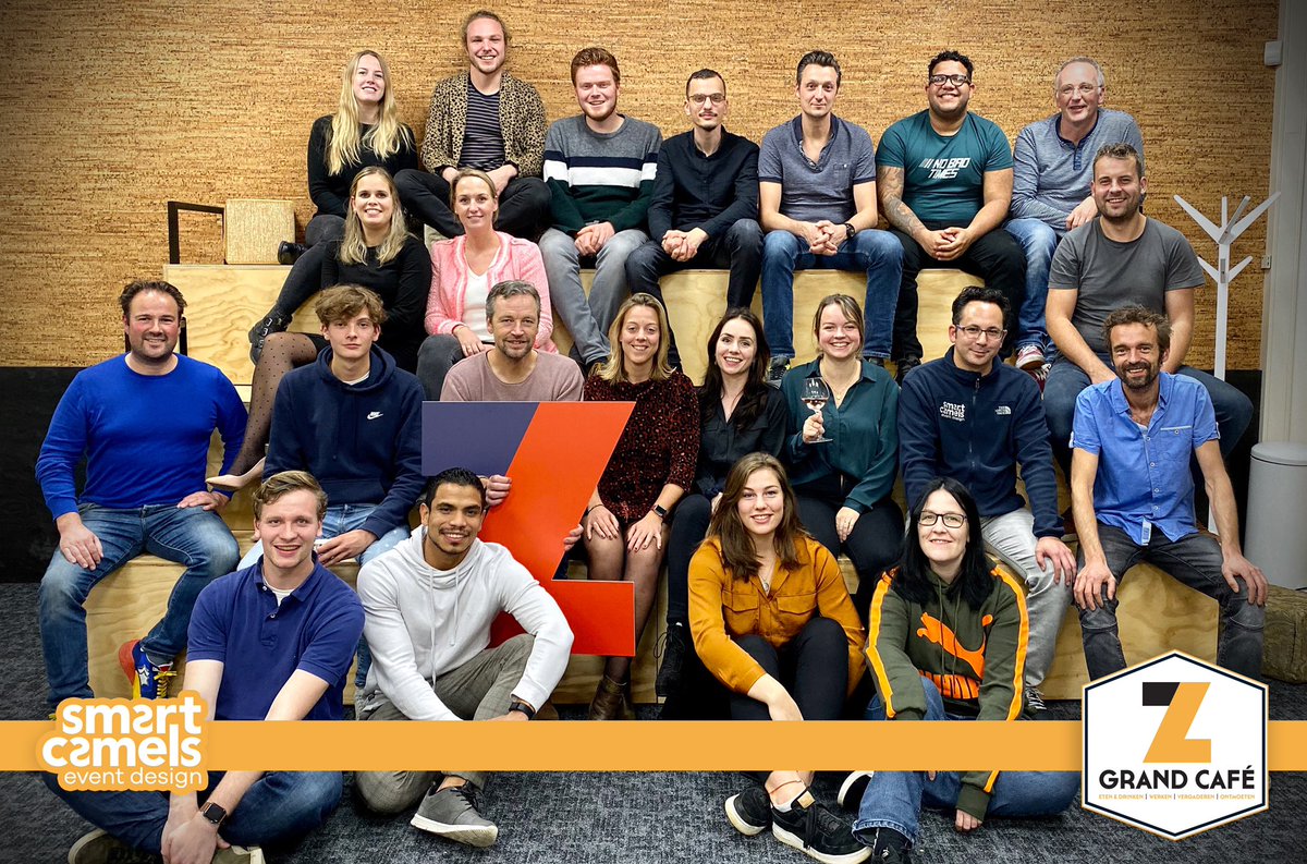 Vanavond mooie kennismaking gehad tussen alle mensen van Smart Camels &amp; Grand Café Z. We gaan er samen wat moois van maken en hebben er vreselijk veel zin in! Vanaf maandag geopend met nieuwe kaart en vol energie... eten &amp; drinken | werken | vergaderen | ontmoeten #altijdwelkom