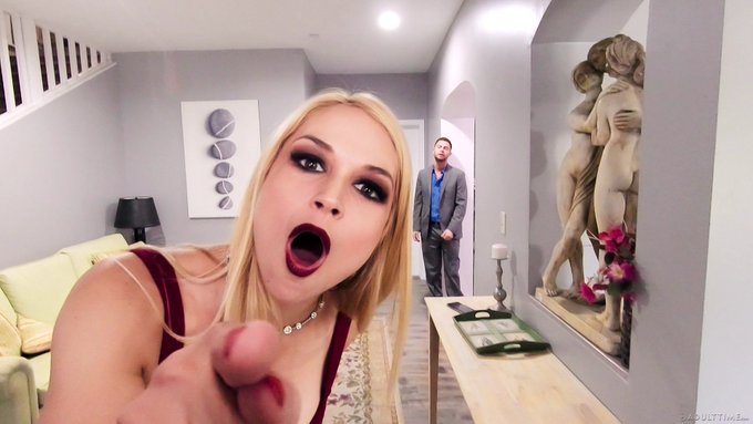 What's it like to be the cuck? Sit down and watch, worm!  @MsSarahVandella + @sethgamblexxx  "Your Wife's<a href="/tag/pov"class="tags"><span>#pov</span></a><a href="/tag/bethecuck"class="tags"><span>#bethecuck</span></a>