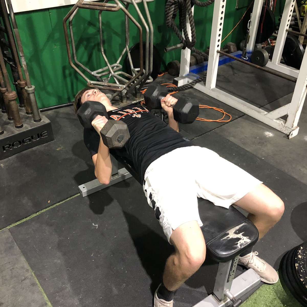 ScottRobak's tweet photo. Joe Grossi - STCE Class of 2023 - day after his last game of the season back in excited and motivated to get after it to prepare for next season! Gotta love the passion this young man has!! @STCEFootball @CoachBFarquhar @BielBryce
#LegacyFam #LL4L
#NobodyCaresWorkHarder https://t.co/Bk5j1fC3Vn