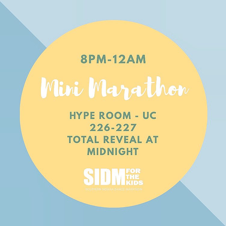 GET EXCITED TO FUNDRAISE!!! We will be having a Mini Marathon in UC 226-227 at 8pm!!! ALL PARTICIPANTS are invited to come and join the fun!!! Come get a feel for what the day of DM will be like and push to fundraise to meet our goal of $15,000!!