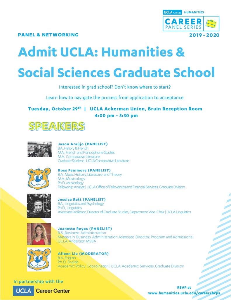 UCLA Humanities Career Panel Series (uclahcps) Twitter