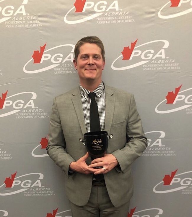 kincadeg's tweet photo. So honored to be named @pgaofalberta club pro of the year! Thank you to the members of @EdmCountryClub. Incredibly lucky to work at such a special club. Huge thanks to the teams and the awesome mentors who’ve supported me along the way! #grateful https://t.co/sqPk3V77Ut
