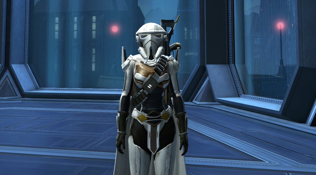 Swtorista On Twitter Aric Jorgan My Companion Is Wearing A Combination Of Galvanized Asylum For The Glowing Bits And The Holoshield Trooper Chest Which Will Light Up A Shield On His Back