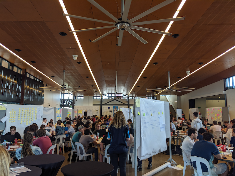 RiotSolutions's tweet photo. RIoT is a proud sponsor of James Cook University's Design Sprint event. We presented the BRIoT Spark Award to a fantastic team this year with the idea of utilising existing fibre infrastructure for communications following a solar flare. Huge thanks to our amazing RIoT trio! https://t.co/xus3MMBLXp