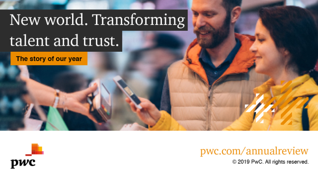 PwC is committed to preparing their people for a digital future. Details in the Global Annual Review. #TeamPwC pwc.to/31NdG5k