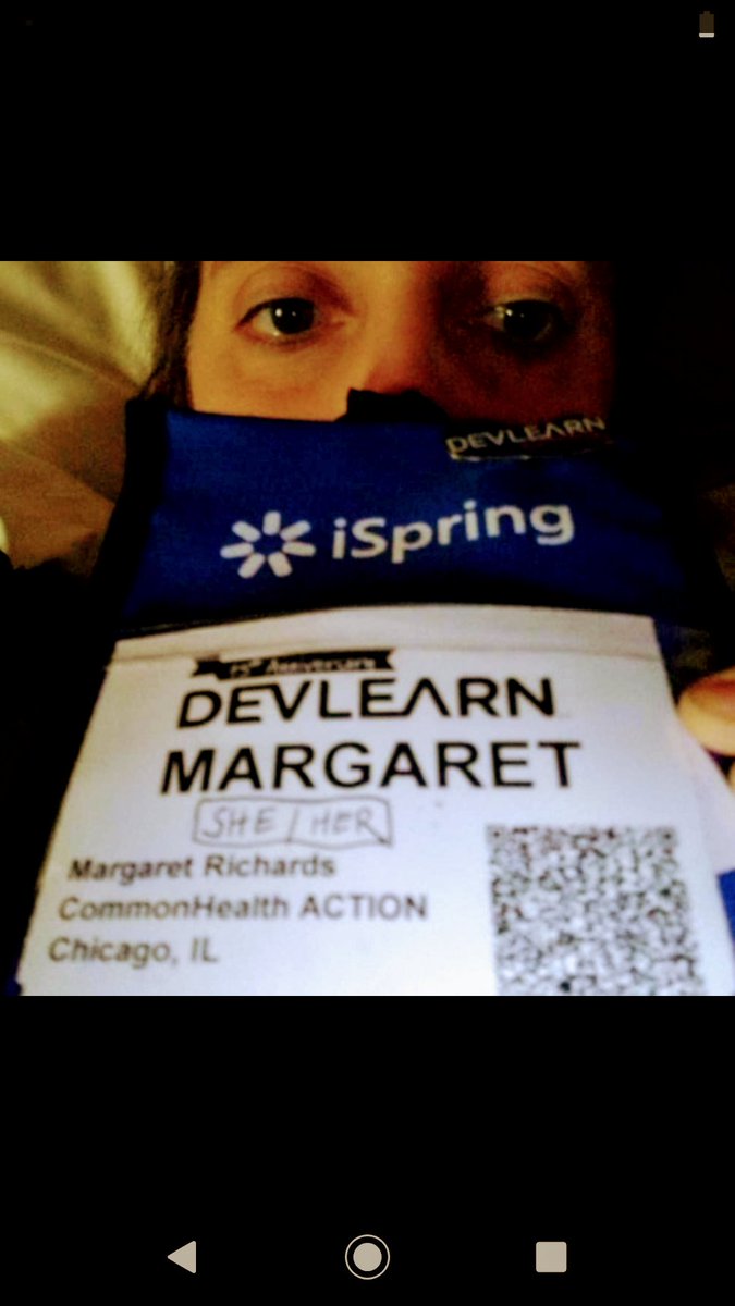 margaretCHA3's tweet photo. Small step towards inclusivity... Hope this can be standard for registration and on badges next year! #DevLearn #DevLearn19 #cultureofhealth #edi https://t.co/iZCE2kI00L