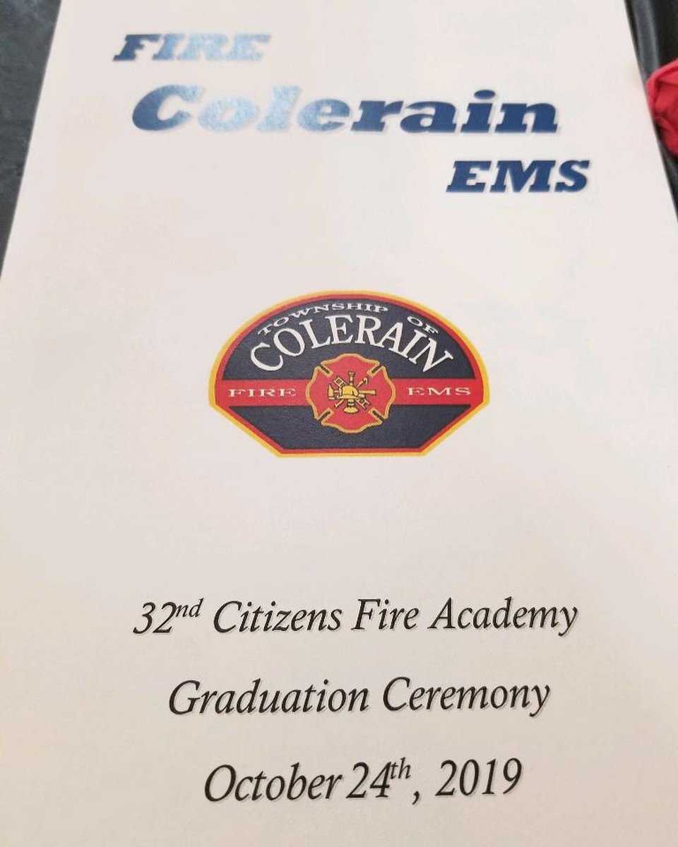 PeckForJudge's tweet photo. It was a privilege to celebrate with the dedicated citizens who graduated from the Colerain Citizens Fire Academy program.

Thanks to the fine members of @Colerain_Fire for taking time to produce informed citizens, while building strong relationships within the community. https://t.co/tTfped2ptk