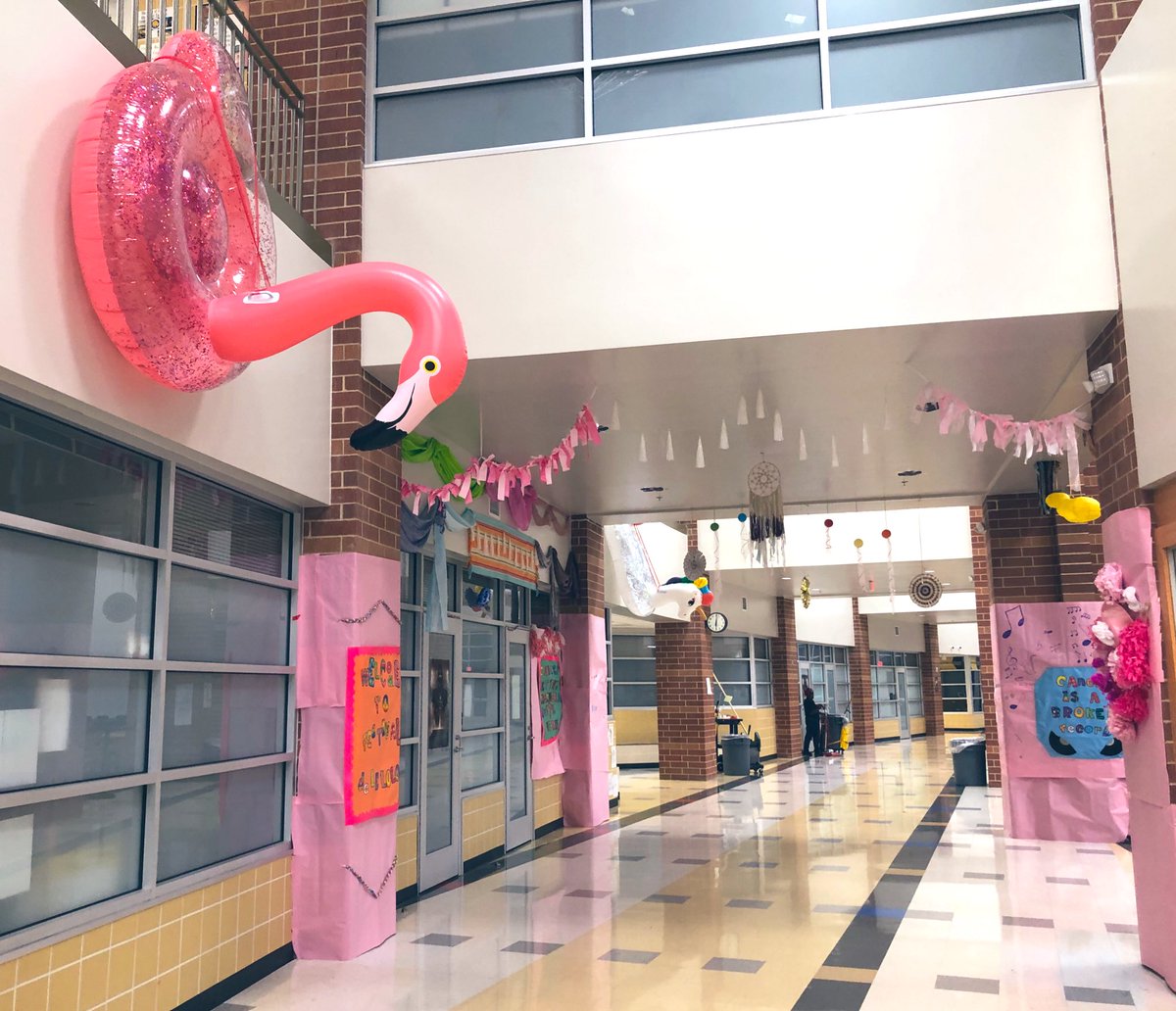 Shout out to our awesome helpers this afternoon! So excited for #PinkOut tomorrow! Dress in #pink to show support for #BreastCancerAwarenessMonth #RCHSLEADs #ONERC