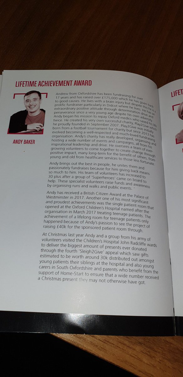 AndyBP2G's tweet photo. Wow. I'm speechless. Total surprise. Really wasnt expecting to walk away a winner @AgainstBCAwards 2019 tonight @HiltonReading . Lifetime Achievement Award winner. Over 17 years of charitable fundraising over £175k since age of 14. Huge pleasure to be amongst amazing heroes. https://t.co/QcEP3Rsx0y