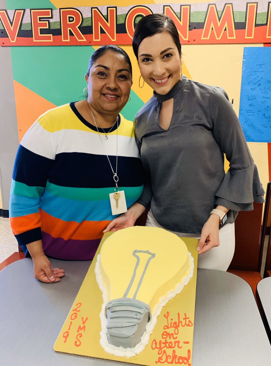 Thank you Mrs. Catache for making the most adorable cake ever for our kiddos. 💡❤️ Grateful for my wonderful staff who stays day in and day out to help our kids &amp; my administrative team for supporting all my ideas. Surrounded by the best leaders. ❤️