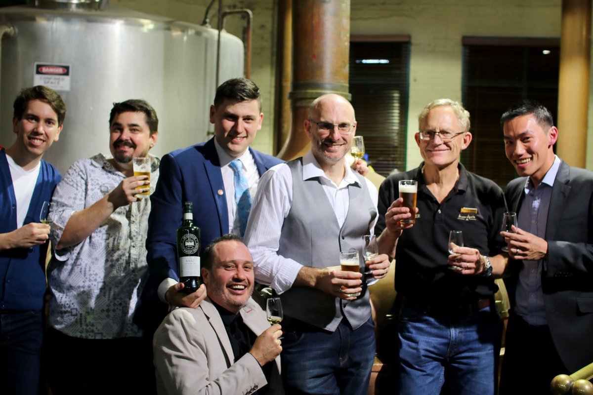 SMWS_Australia's tweet image. Flipback Friday:  A look back to an awesome evening for the Society in 2015 when we teamed up with Chuck Hahn &amp;amp; the Malt Shovel Brewery for an incredible beer and whisky night....