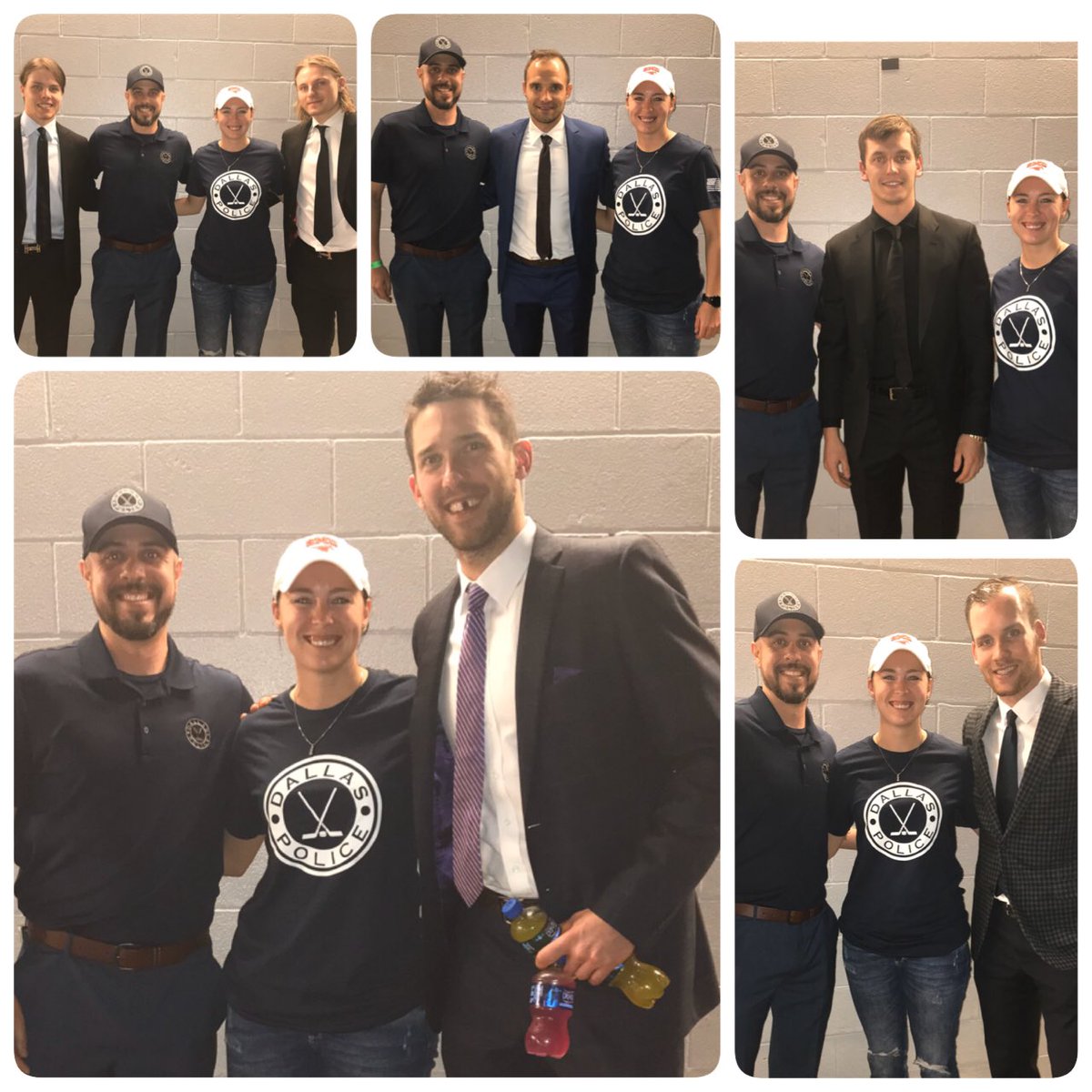 DPDhockey's tweet photo. Tonight we were very grateful & excited to be a part of #SeguinsStars as a part of the #BadgesOnTheBlueLine initiative! We loved the game w/ the kids of @SPSCC1600! Thanks @DallasStars, @tseguinofficial, & @DS_Foundation! The kids even sported their own @dpdhockey patch! #GoStars https://t.co/Hm23LbBiGu