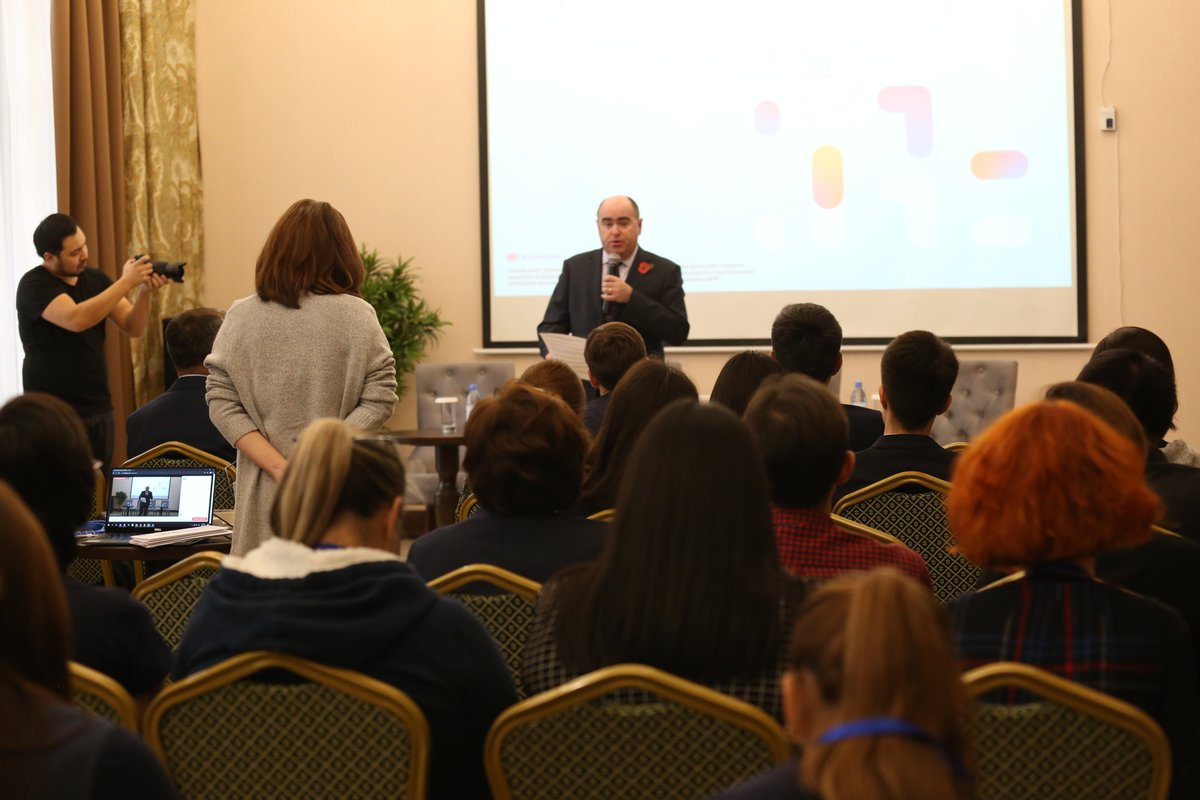 Today Deputy Head of Mission Andrew McAllister gave welcome remarks at “New Media, New Challenges in Central Asia” panel discussion within the event organized by the Institute for War and Peace Reporting <a href="/IWPR/">Institute for War & Peace Reporting</a> in Central Asia supported by UK Government 🇬🇧. <a href="/cabarasia/">CABAR.asia analytical platform</a>
#UKinKZ