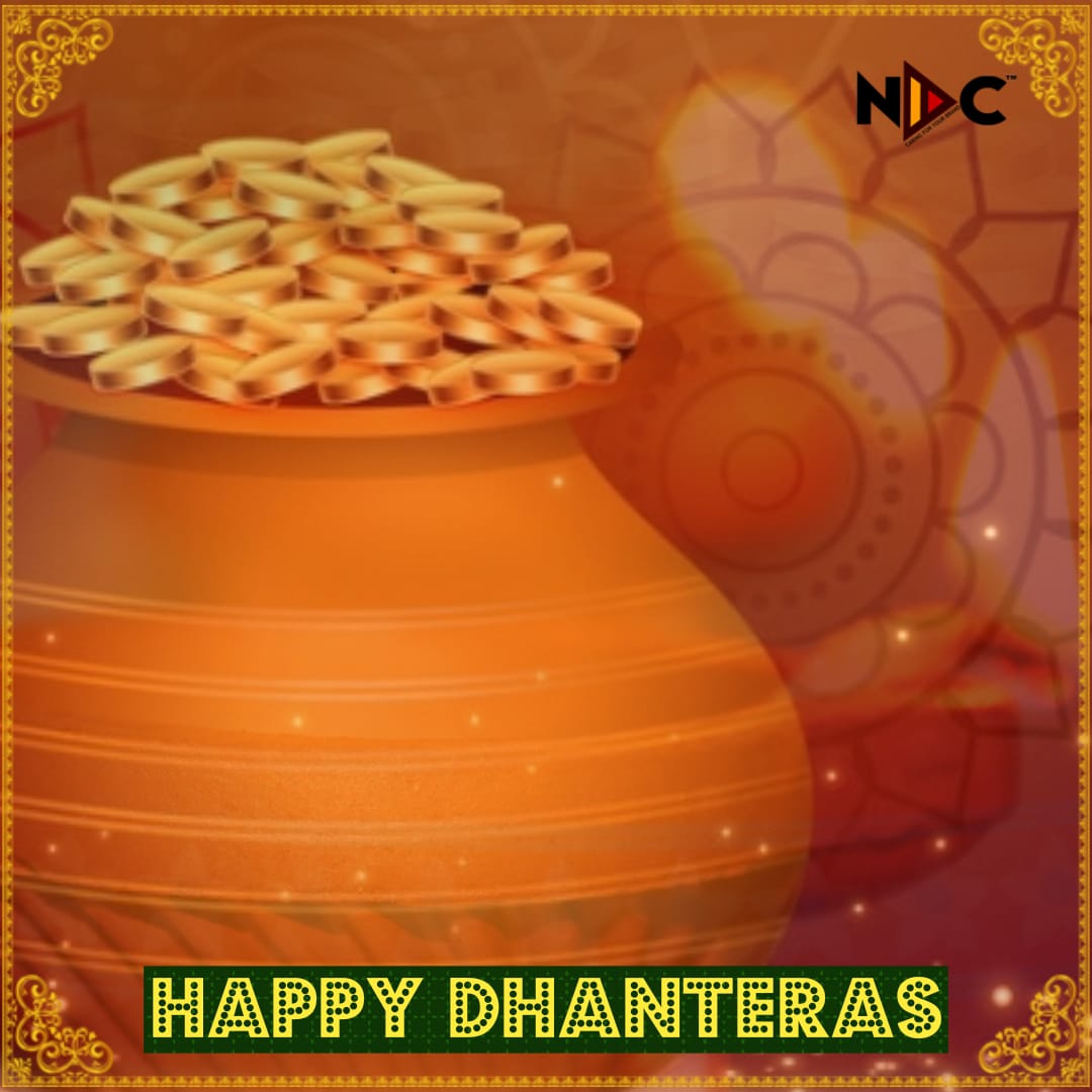 May the Divine Blessings of Goodness Lakshmi bestow on you & your family. Happy Dhanteras!
 #AnimationInstitute #nacanimationInstitute #animationcareers #LearnAnimation #Nasik  #Dhanteras #HappyDhanteras #FestiveSeason.