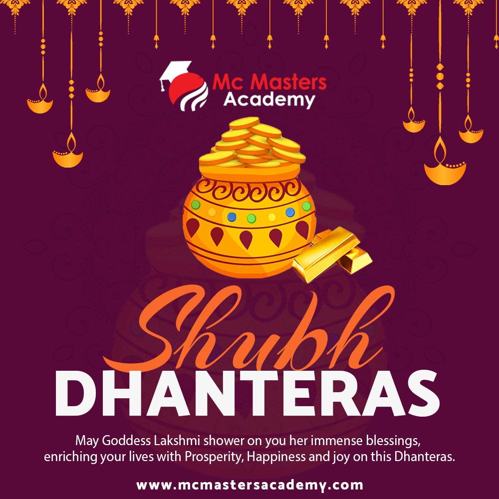 mcmasterschd's tweet image. Mc Masters prays that Dhanteras light up your dreams, fresh hopes, undiscovered avenues, everything bright &amp;amp; beautiful fill your days with pleasant surprises.
Happy Dhanteras...!!!

#mcmastersacademy #ielts #ieltsclass #academy #pte #Dhanteras2019 #HappyDhanteras