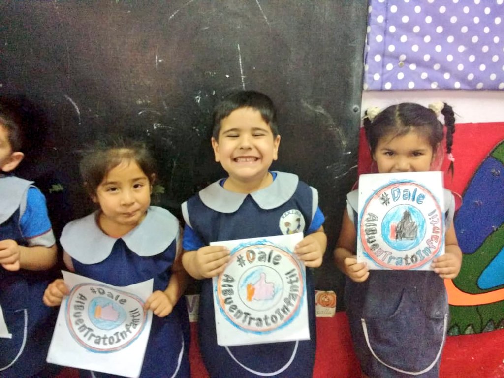 mariluleverberg's tweet photo. PROMOTORES de 
#Dale 👍 al buen trato infantil!!! 
Los peques del Neni 16 #Posadas volvieron  muy entusiasmados de la jornada, y comenzaron la campaña #concientización y van a repartir en el barrio!  ❤ #escuelamisionera 
@Deinicialmisio1 @iplyc @RafaMorgenstern @udpm_misiones https://t.co/65RyDYnSos