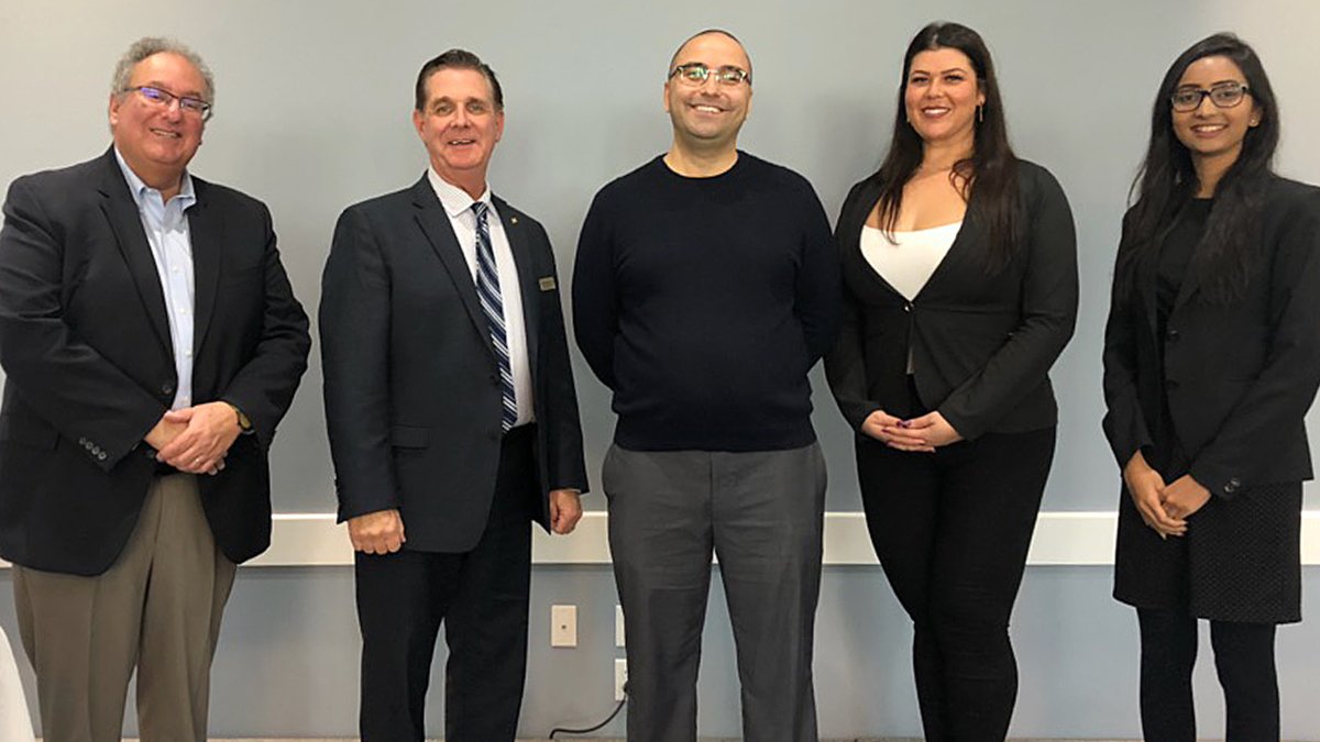 MetCredit's tweet photo. David, Murat, Katrina and Orvashi attending the legal seminar on civil litigation with guest speaker Howie Sniderman, QC (left) #legalcollections #professionalism #education #accountsreceivable #teamspirit https://t.co/hNb0Z0RZVs