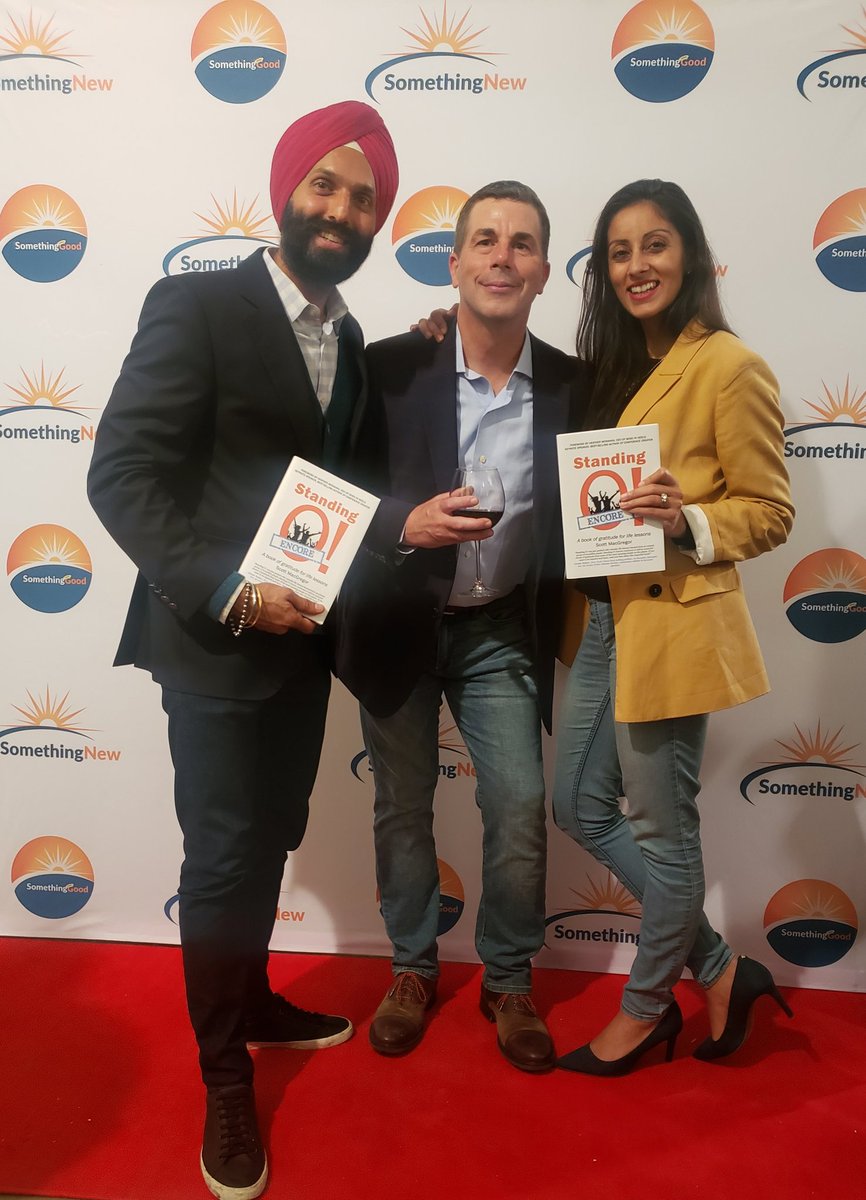 KiratSAnand's tweet photo. Thank you @stmacgregor for the opportunity to contribute to your book #StandingO 
@IshveenAnand and I are #blessed to have you in our lives. https://t.co/uy0DBy0oVX