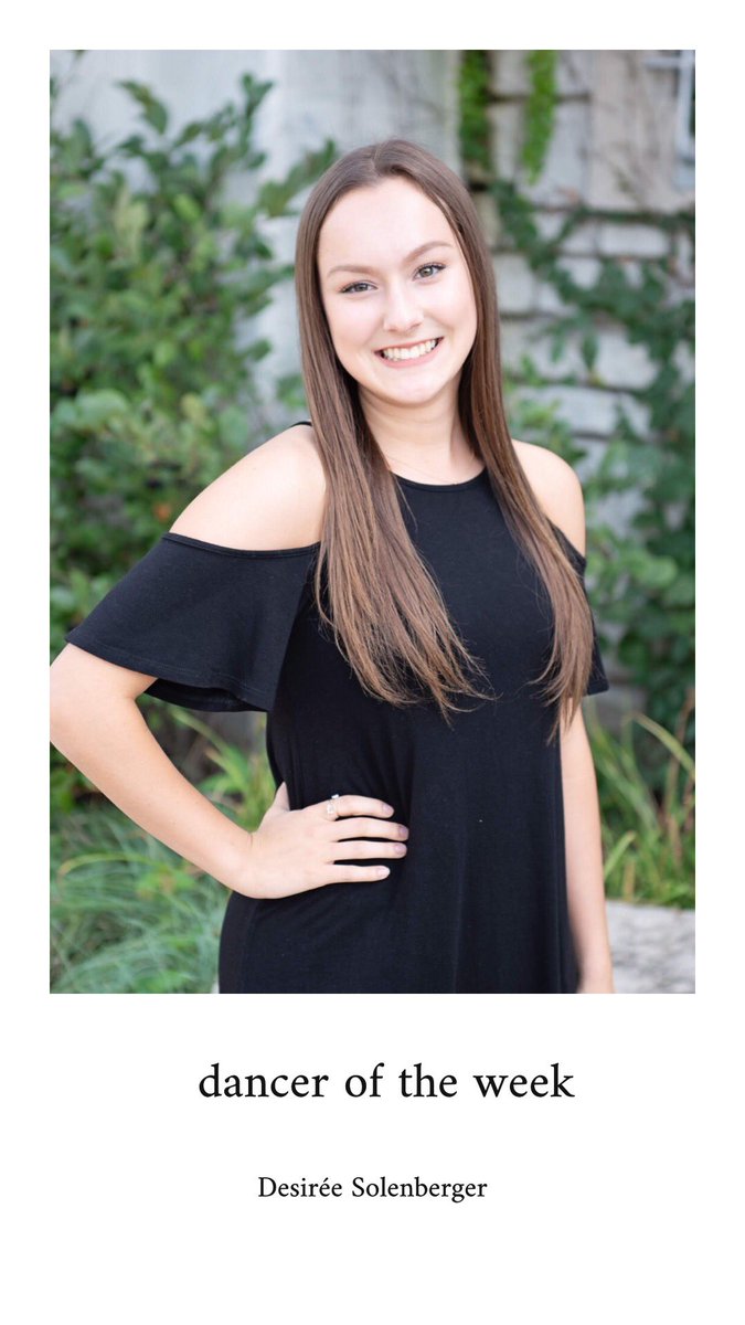 DOTW is Desireé! She has worked very hard on her dance this year and her creativity is appreciated everyday!! We love you Desireé ❤️
