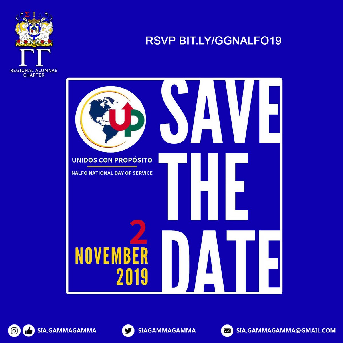 sia_gammagamma's tweet image. Save the date Hermanas!! ❤💛💙 #NDOS #NationalDayOfService #SIAcares #siagg #hermandaddesia #NALFO