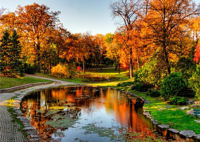 Kildonan Park in Winnipeg, Canada.