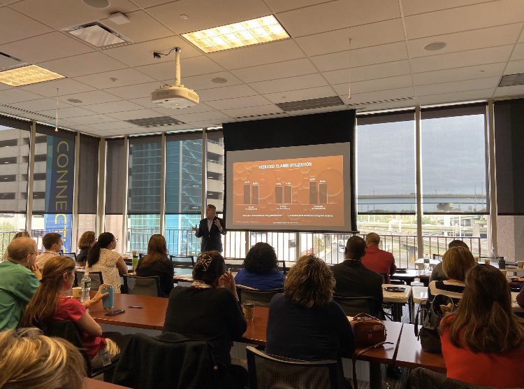 IPMA_CT's tweet photo. On Tuesday, October 22nd, we held our first IPMA 2019/2020 event.  We had a combined training session of Aware Recovery Care (AWC) and Employee Assistance Program (EAP).  We had great participation from our members and the presenters were outstanding. https://t.co/TsT6S9jBJ4