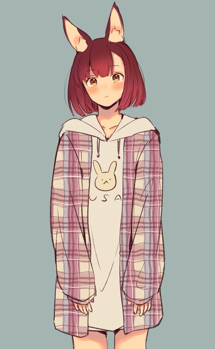 ハウンドちゃんに似合いそうな服があったので着せたかっただけの落書き 