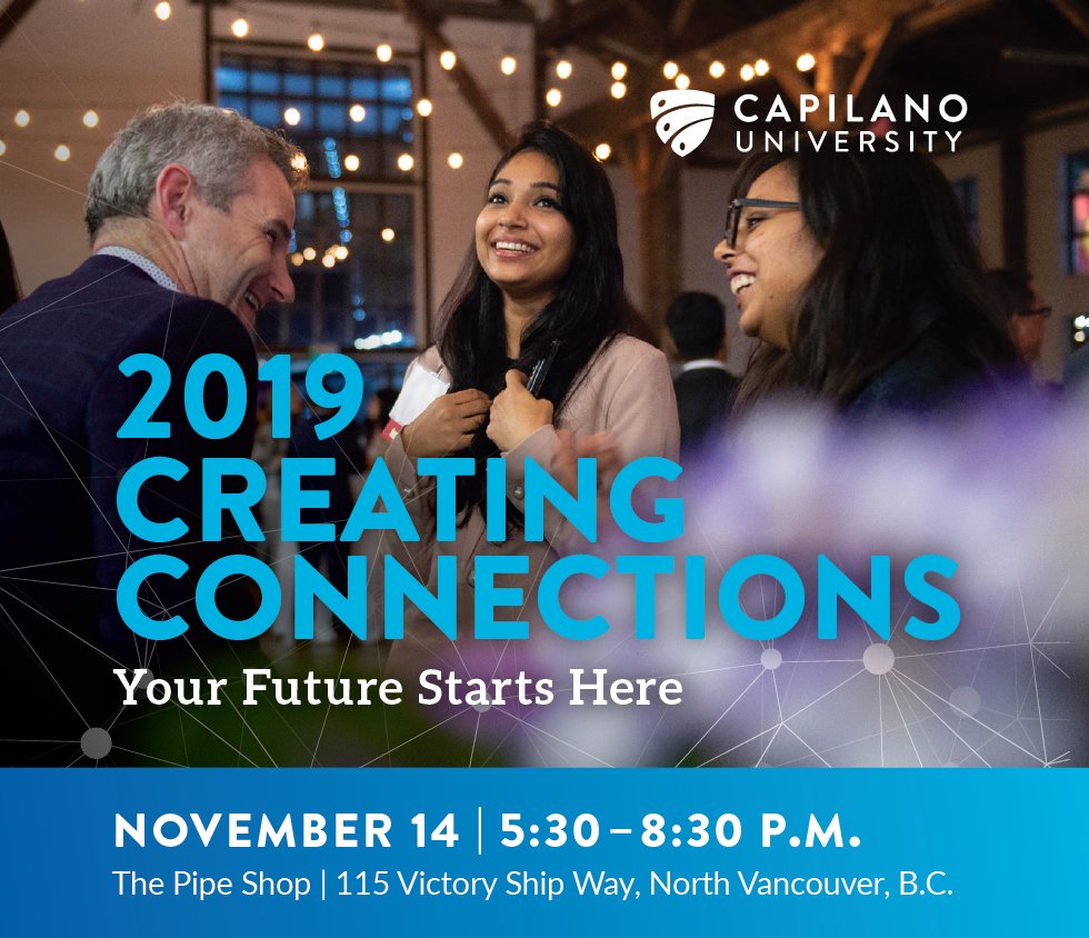 CapUCDC's tweet photo. Calling all @CapilanoU 3rd &amp; 4th year Faculty of Business and Professional Studies students! Connections ticket sales is on now! Join us for one of the largest networking events hosted by the @CapUCDC on Nov 14.

Get your tickets at https://t.co/TWJF1IVWpZ before November 12! https://t.co/w563AFWfs7