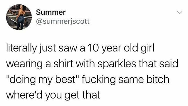 FibertonAcres's tweet photo. This killed me 😂🤩🌈✨ #same #sparkles #doingmybest #sorrynotsorry https://t.co/XR7AGlUQI4
