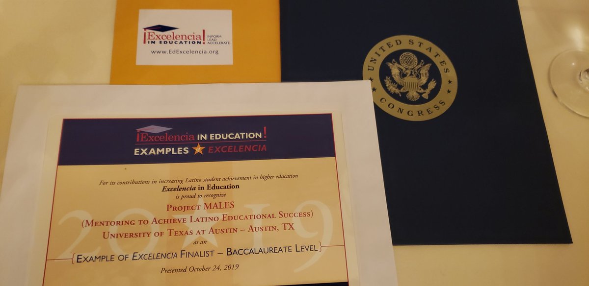 VictorSaenzPhD's tweet photo. At the Celebración de @EdExcelencia. @ProjectMALES is honored to be recognized this year as a finalist for #Examples2019 https://t.co/1IOkHvwp1W