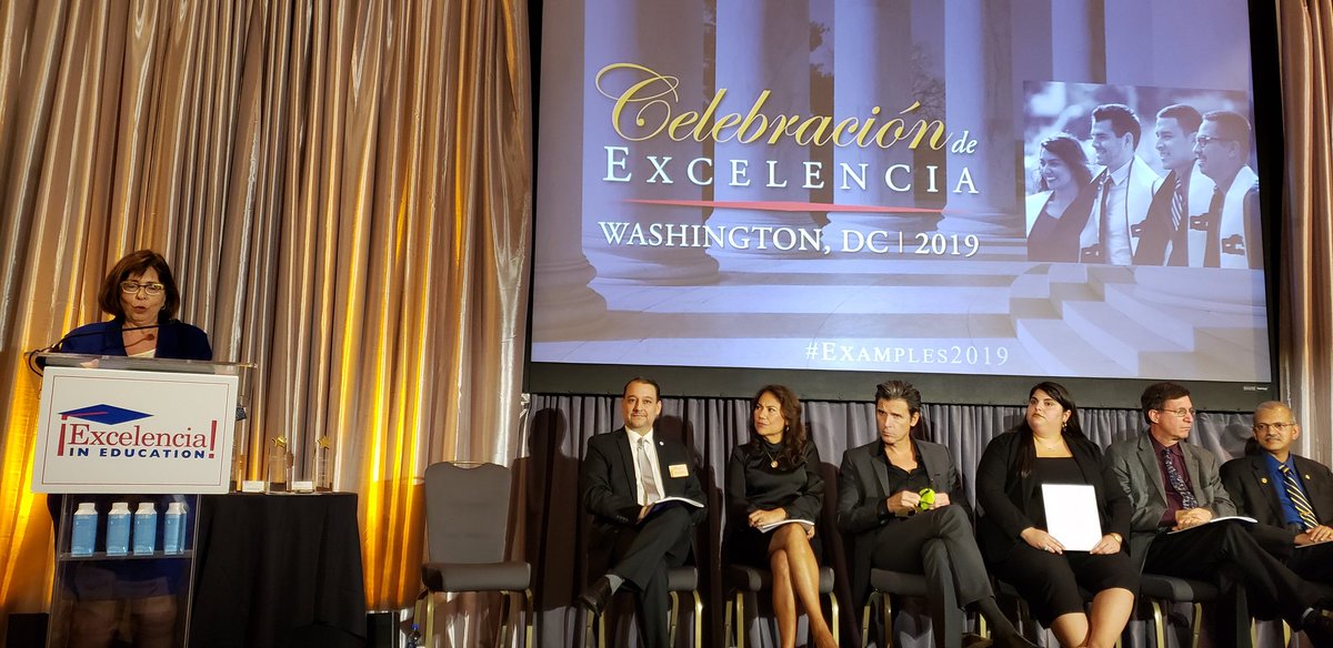 VictorSaenzPhD's tweet photo. At the Celebración de @EdExcelencia. @ProjectMALES is honored to be recognized this year as a finalist for #Examples2019 https://t.co/1IOkHvwp1W