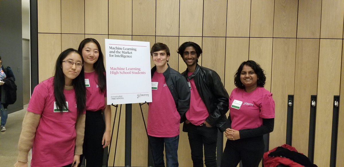 5 brilliant young people. 5 of the 100 gta students who won $1800 grant to attend and participate in this elite AI conference.
