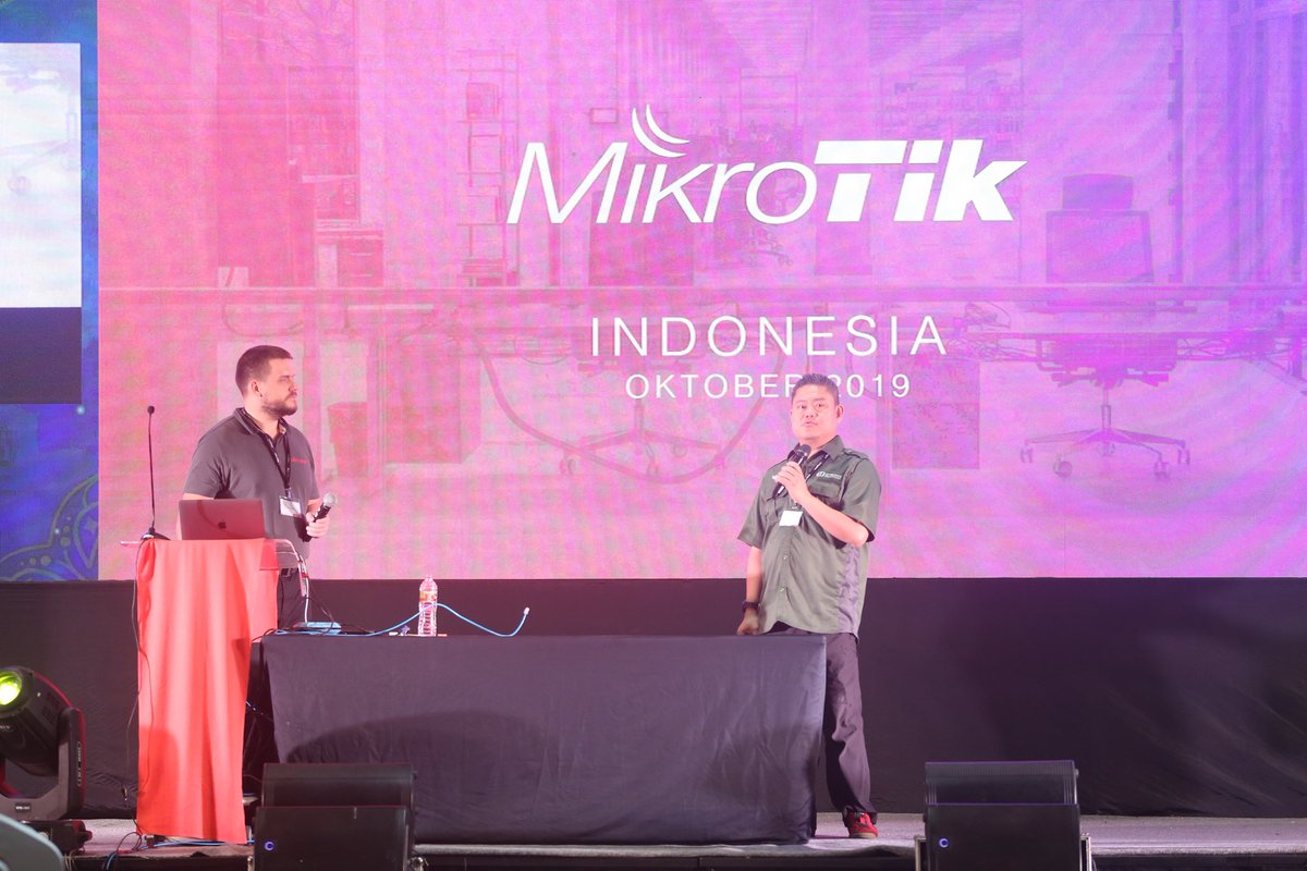 mikrotik_id's tweet photo. Dokumentasi hari pertama Mikrotik User Meeting Indonesia di Bali pada tanggal 24 Oktober 2019.
Saksikan siaran langsung MUMID2019 hari kedua melalui:
https://t.co/uGtf3KPXPf
#MUM #MikrotikUserMeeting #MUMID #MUMID2019 #Day2 #MUMIndonesia #MUMBali #Bali #Mikrotik #MikrotikID https://t.co/flS2heklQL