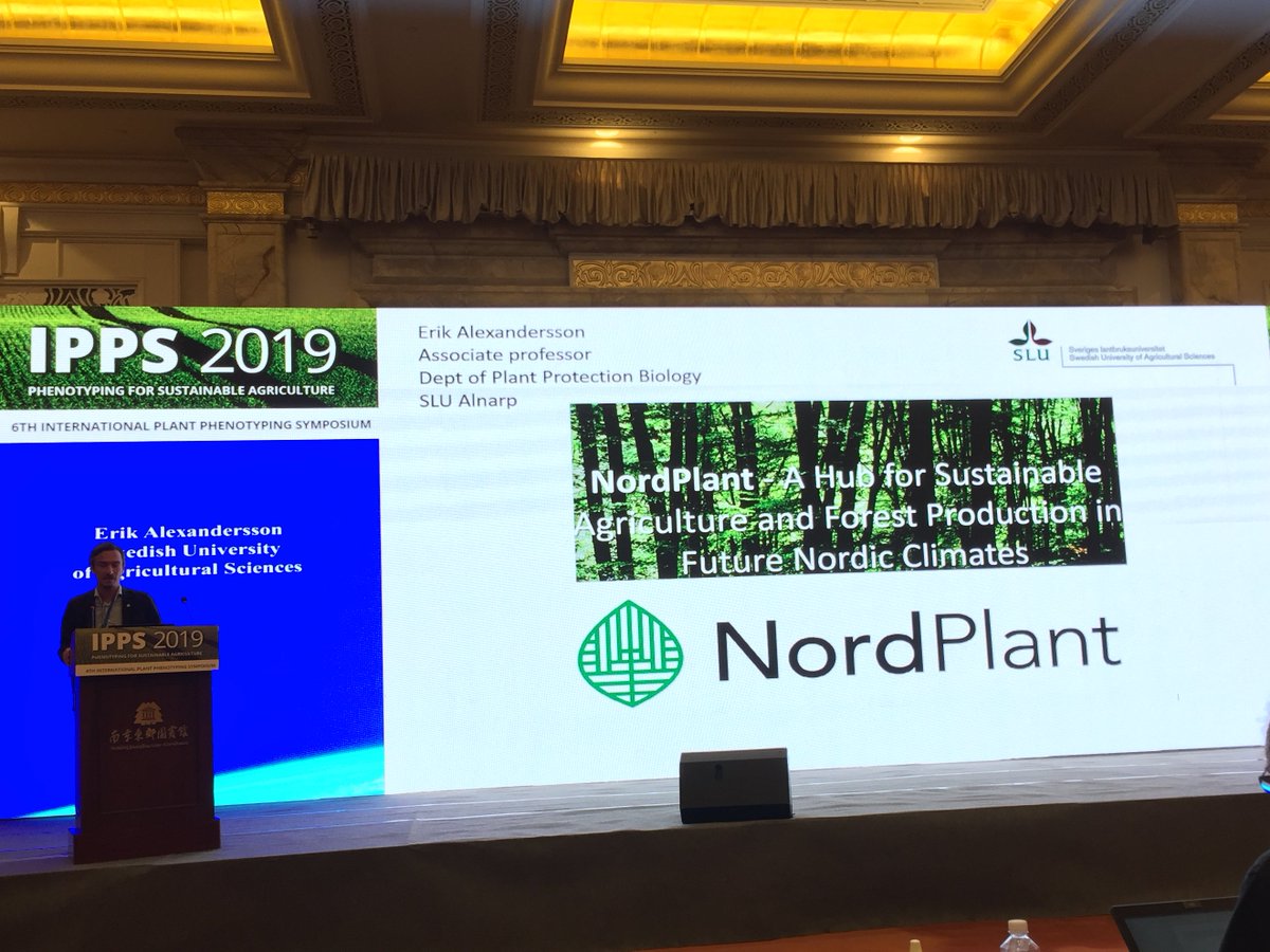 PlantLink's tweet image. NordPlant as a research network presented #IPPS2019 in Nanjing China. For more information see nordplant.org