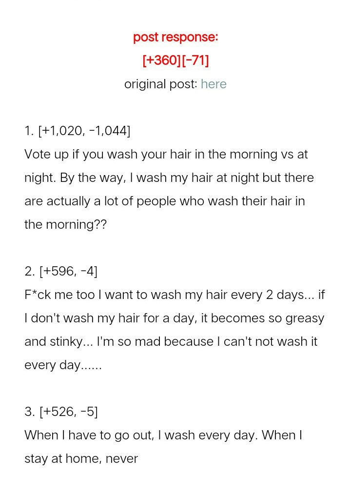 Not Pannchoa On Twitter How Long Do You Go Without Washing Your