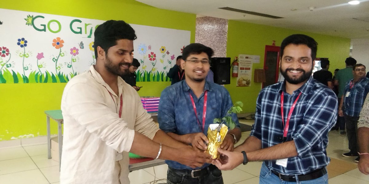 mathur_dilip's tweet photo. Conducted Green Quiz to spread awareness about #Environment &amp; #Sustainability distributed saplings to winners at @tech_mahindra #Hinjewadi #Pune  Kudos to #TechMGreenArmy @C_P_Gurnani @Abhijit_Lahiri @SandeepChandna5 @drsatishpai @vrindapisharody @kalpanadivadkar @ishankamboj https://t.co/iaOBy86s2V