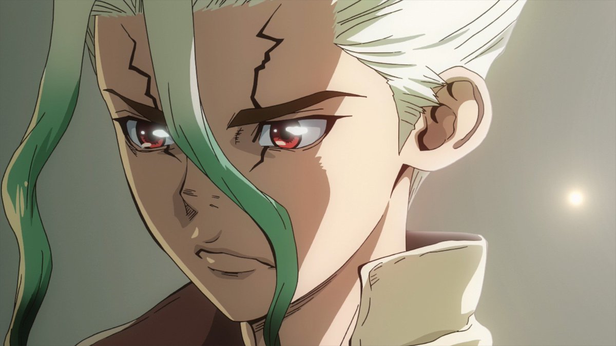 アニメ Dr Stone 公式 第3期23年4月放送決定 ｄｒ ｓｔｏｎｅ 第17話 百の夜と千の空 は今晩22時より 各局放送 石化現象が起きた瞬間 宇宙ステーションにいた百夜たち6人の宇宙飛行士は地球へ戻ることを決意 数千年を超え 託された