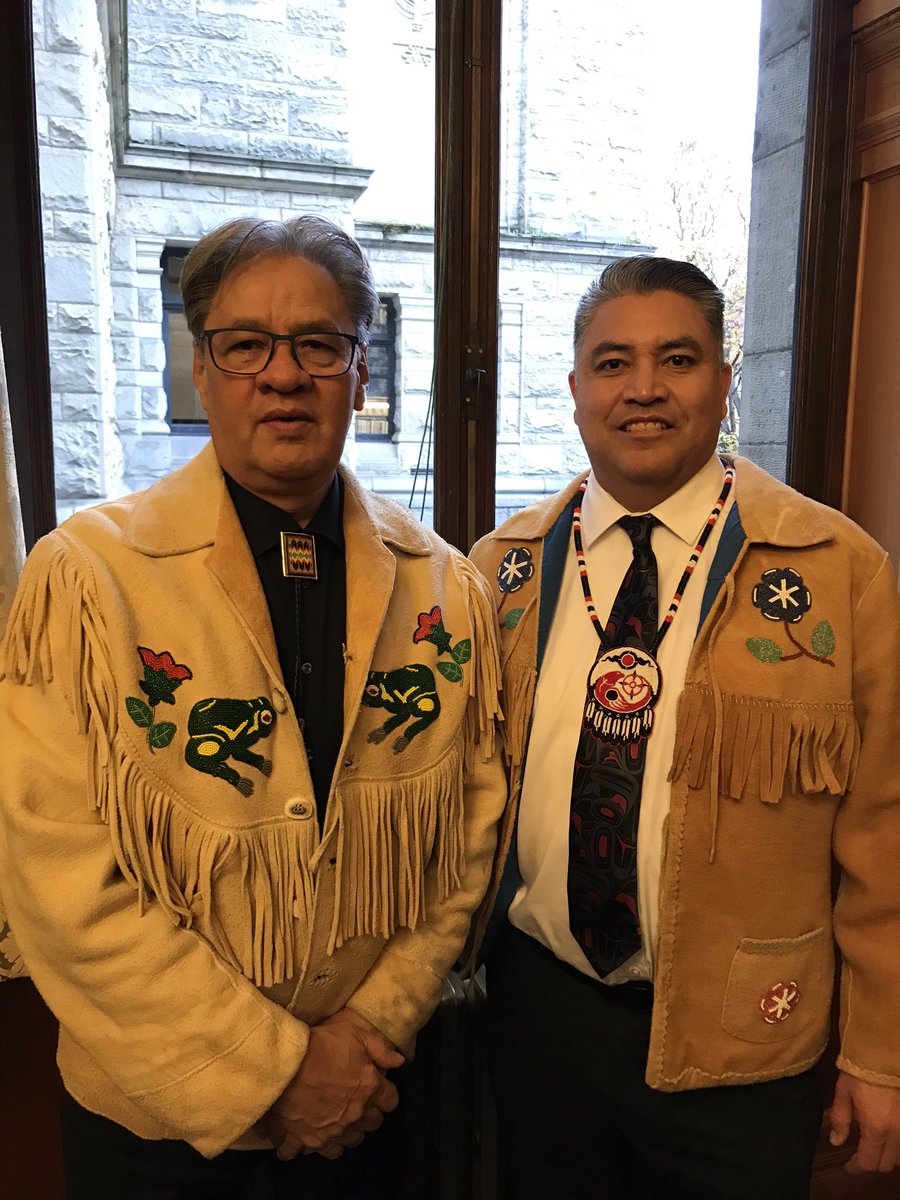 I’m so honoured to provide comment and perspective on Bill 41: Declaration on the Rights of Indigenous Peoples Act with Akile Ch’oh GC Edward John today in the Legislature. History was made today, as BC is the first Province to implement the Declaration as law! <a href="/AkileChoh/">Edward John</a>