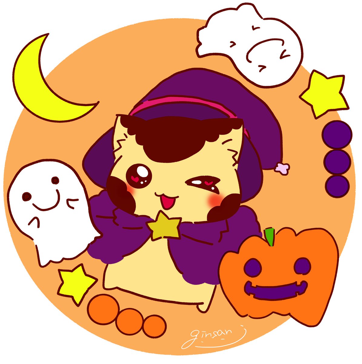 Uzivatel ぎんさん Na Twitteru 魔法使いハロちゃん イラスト デジタルイラスト ハロウィン 魔法使い ねこ かわいい のんびり日和