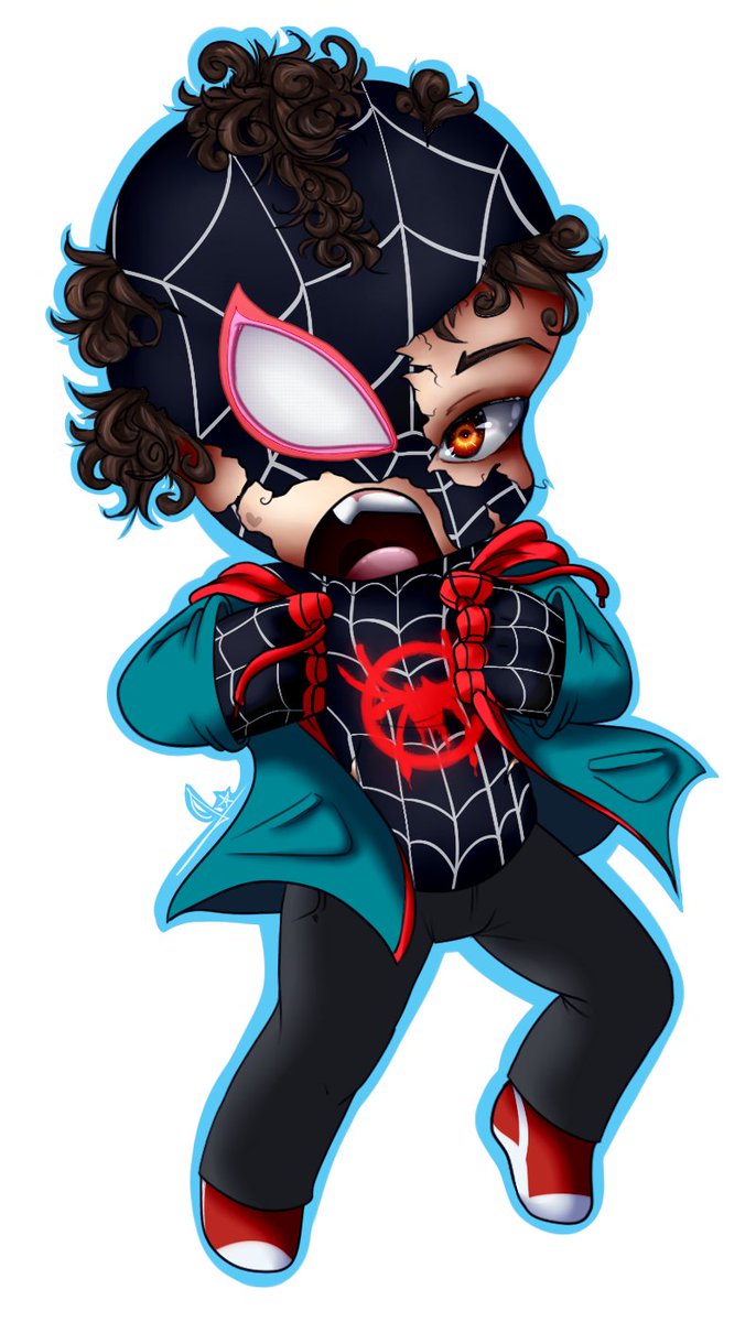Jazzye Rose Unix On Twitter I Did This As A Gift Or My Lovely Husband Hope You All Like It 3 Him As Miles Morales Cause Yeah He Once Did A Cosplay - spider man miles morales roblox