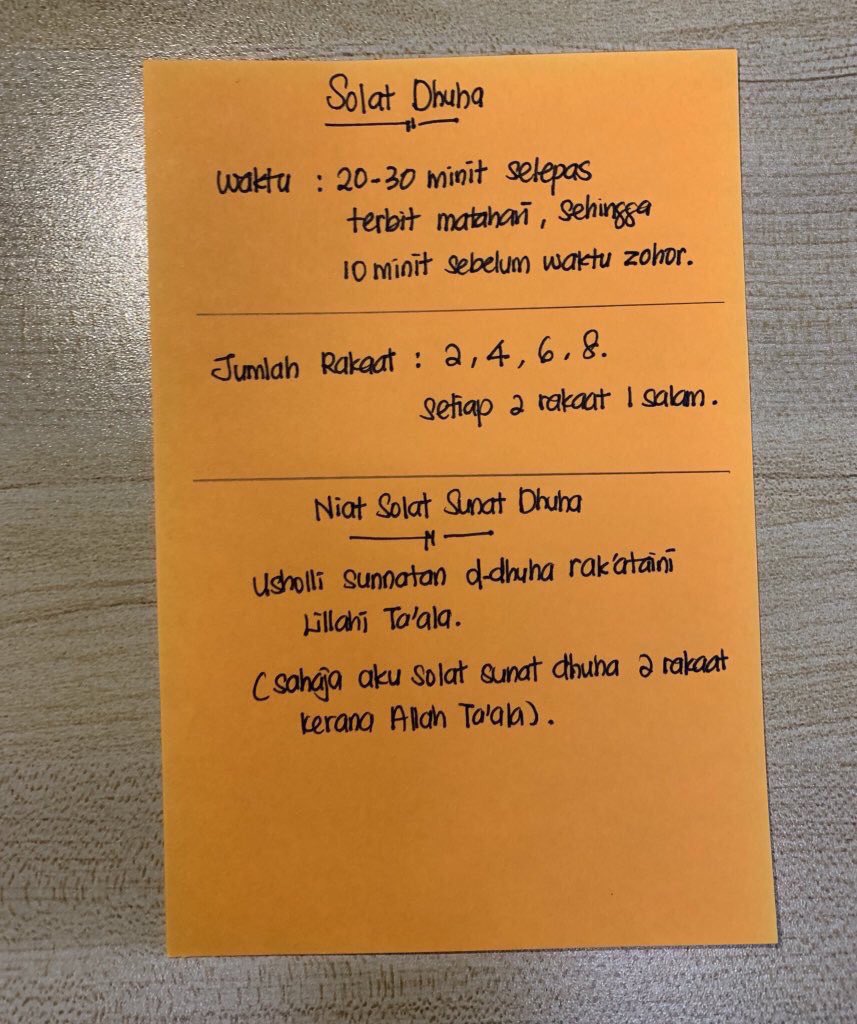 Workco Resumemurah على تويتر Solat Dhuha I Waktu