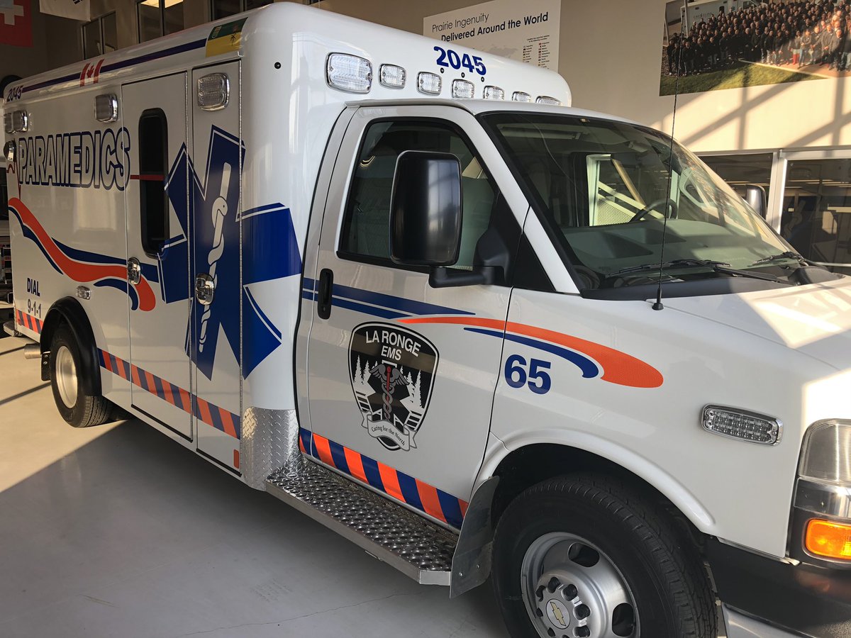 Thank you to <a href="/CrestlineCoach/">Crestline Coach</a> for the brand new Ambulance that was put into service this week. #unit65 #skparamedics #ambulance