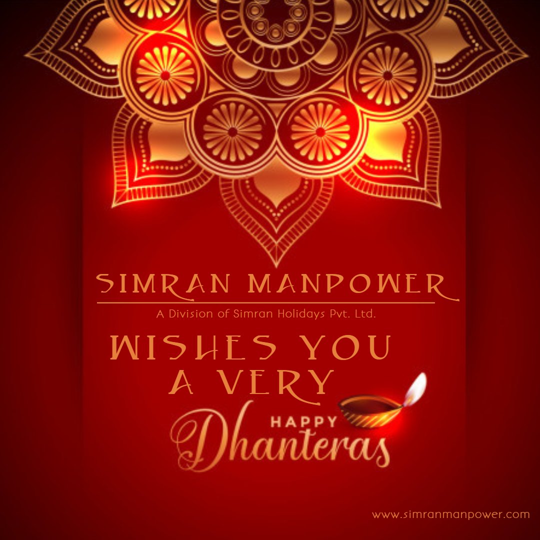 ManpowerSimran's tweet photo. SIMRAN MANPOWER WISHING YOU A VERY HAPPY DHANTERAS TO YOU &amp; YOUR FAMILY... https://t.co/SqEDhhynOG
