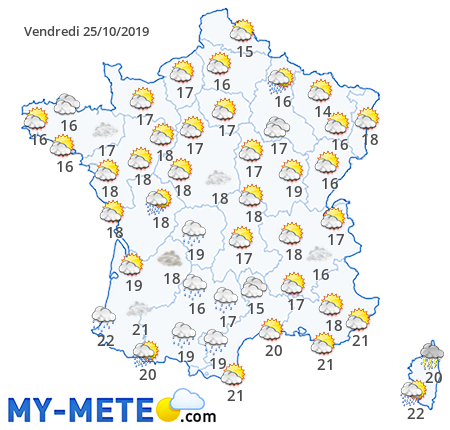OnlyHitFr's tweet photo. Bonjour à tous et voici la #Météo du Jour ! https://t.co/PBa9C16pnA