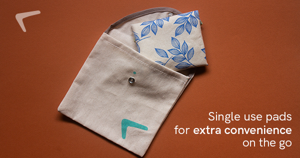 Single-use #pads for extra convenience on the go. Make your periods eco-friendly &amp; hassle-free with #RebellePads-
bit.ly/RebellePads