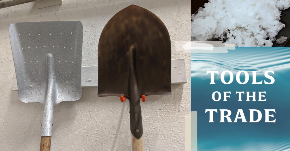 VanIsleSalt's tweet image. Tools of the Trade: What a sharp knife is to a chef, a good shovel is to a salt harvester :). 

#truestory #canadianfoodstory #manuallabour #saltharvester #canadianseasalt #vanislesalt #pacificnorthwest #canadianpacific #trailblazer